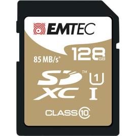 Emtec Cartão SDXC Classe 10 Gold+ 85MB/s - 128GB