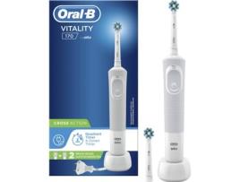 Escova de Dentes Elétrica ORAL B Vitality Plus Branco (7.600 rpm)