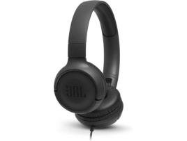 JBL Auscultadores Over-Ear Tune500, com Microfone, Preto