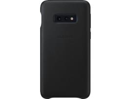 Capa SAMSUNG Galaxy S10e Leather Cover Preto