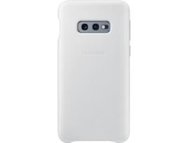 Capa SAMSUNG Galaxy S10e Leather Cover Branco