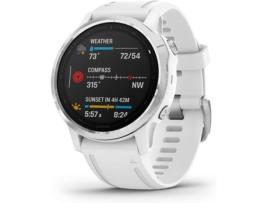 Relógio Desportivo GARMIN Fenix 6S (Bluetooth - Até 9 dias de autonomia - Branco)