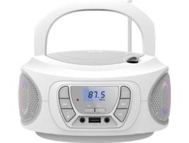 Rádio Boombox FONESTAR Boom One (Branco - Digital - Bluetooth)