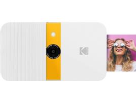 Kit Máquina Fotográfica Instantânea  Smile (Amarelo)