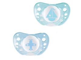 Chupeta Physio Air Chicco 2 unid. azul-azul-claro-2