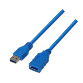 Cabo USB 3.2 Macho - USB Fêmea 3.1 Azul (1 metro) - 