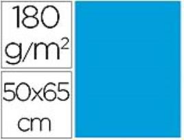 Cartolina 50X65 cm 180G/M2 Azul Turquesa Embalagem de 25 Folhas