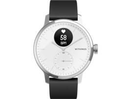 Relógio Desportivo WITHINGS Scanwatch (42mm - SpO2 - Branco)