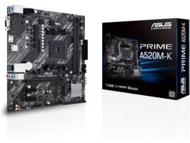 Motherboard ASUS PRIME A520M-K (Socket AM4 - AMD A520 - Micro-ATX)