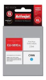 Tinteiro Compatível CLI-551C Canon (Ciano) - 