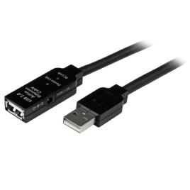 Cabo USB 2.0 Macho-Fêmea Preto (25 mts) - STARTECH