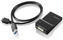 USB 3.0 - DVI/VGA USB A DVI/VGA Preto