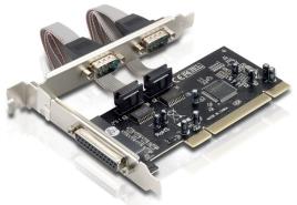 Placa PCI c/ 2 Portas Serie RS232 e 1 Porta Paralela - CONCEPTRONIC