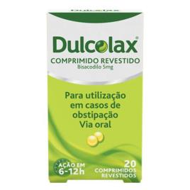 Dulcolax Comprimido Revestido Bísacodilo 5mg 40 Comprimidos