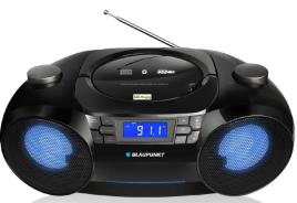 Rádio Bluetooth/CDs/USB/FM/MP3 12W (Preto) - 