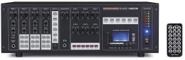 Amplificador Linha 100V 6x ZONAS 100W RMS c/ Leitor USB/SD/MP3 e FM - FONESTAR