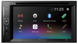 Auto Rádio 6,2 Ecrã Táctil Clear Type Bluetooth/USB/Smartphone Mirroring - 
