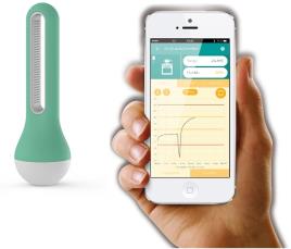 Sensor Monitor de Clima Temperatura e Humidade p/ Smartphone - KSIX