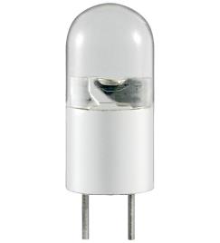 Lampada LED G4B 0,3W = 5W Branco Quente 12V AC/DC - 