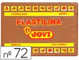 Plasticina Jovi 72 Grande 350 Gr Castanho