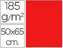 Cartolina 500 X 650 mm, 185 Grs, , Vermelho