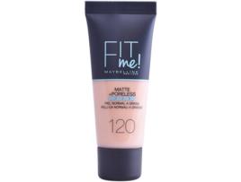 Base MAYBELLINE Mate + Fit Me 120-Classic Ivory Poreless Foundation