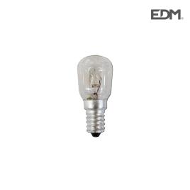 LAMPADA FRIGORIFICO TRANSPARENTE 15W E14 220/240V EDM 5,5X2,3CM