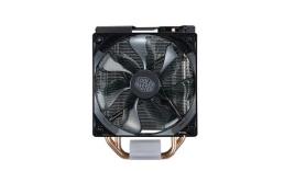 Hyper 212 LED Turbo Dual XtraFlo 120mm PWM Fan Red LED 4 direct contact heatpipe. Black top cover. AM4 READY