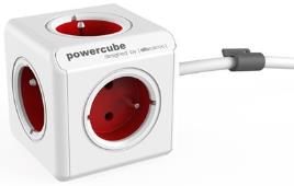 Tomada PowerCube 5x 16A (EXTENDED) c/ Cabo 1,5 mts - Vermelho