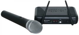 Central Microfone Mão UHF s/ Fios (STWM721) - Skytec