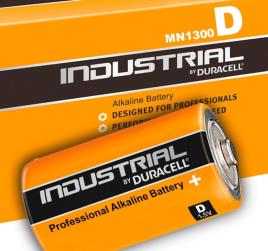 Emb. 10x Pilhas Ind. Alcalinas 1,5V D / LR20 - Duracell INDUSTRIAL