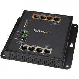 .com Comutador Gigabit PoE de 8 portas industrial - 4 x PoE+ 30W - Alimentação sobre Ethernet - Comutador gerido camada