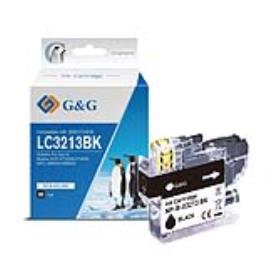 Compatible G&G Brother LC3213/LC3211 V4 tinta negro - Reemplaza LC3213BK/LC3211BK