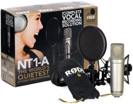 Pack Microfone Completo p/ Gravação Vocal - RODE