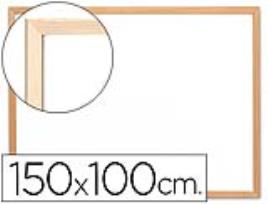 Quadro Branco Q-Connect Laminado Caixilho de Madeira 100X150 cm