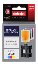 Sistema de Reabastecimento Automático HP ARS-22 (Tricolor) - ACTIVEJET