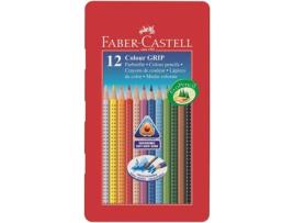 Lápis de Cor FABER-CASTELL Colour Grip 12 Cores