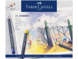 Lápis de Cor FABER-CASTELL Goldfaber Metal (24 Unidades)