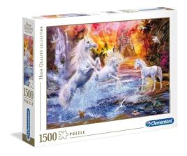 Clementoni - Puzzle 1500 - Wild Unicorns