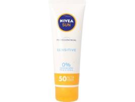 Protetor Solar de Rosto NIVEA Sun Sensitive SPF 50 (50 ml)