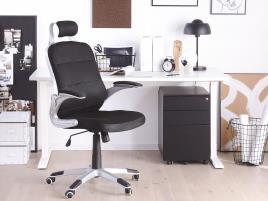 Cadeira de escritório ajustável preta PREMIER