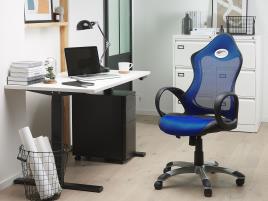 Cadeira de escritório giratória e ajustável azul iCHAIR