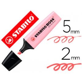 Marcador Fluorescente Pastel Stabilo Boss 70 Rosa 10 Unidades