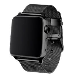 Correa  para Apple Watch Series 1 / 2 / 3 / 4 / 5 / 6 / SE (38 / 40 mm) Metal Negro