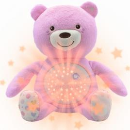 Ursinho Boa Noite Chicco rosa