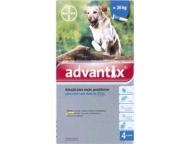 Desparasitante para Cão ADVANTIX Pipeta 400 > 25 kg (4x4ml)