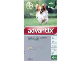 Desparasitante para Cão ADVANTIX Pipeta 40 < 4 kg (4x0,4 ml)