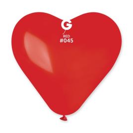 Balão Coração Vermelho 10 (25cm)