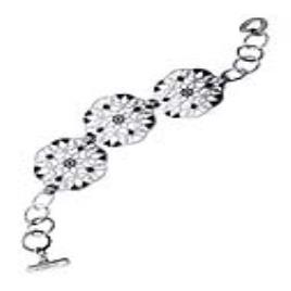 Bracelete feminino Viceroy 1026P000-15 (19 cm)