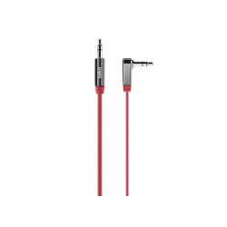 Cabo 3.5Mm Audio M/M Flat Rt Angle 3 Red Av10128Cw03-Red